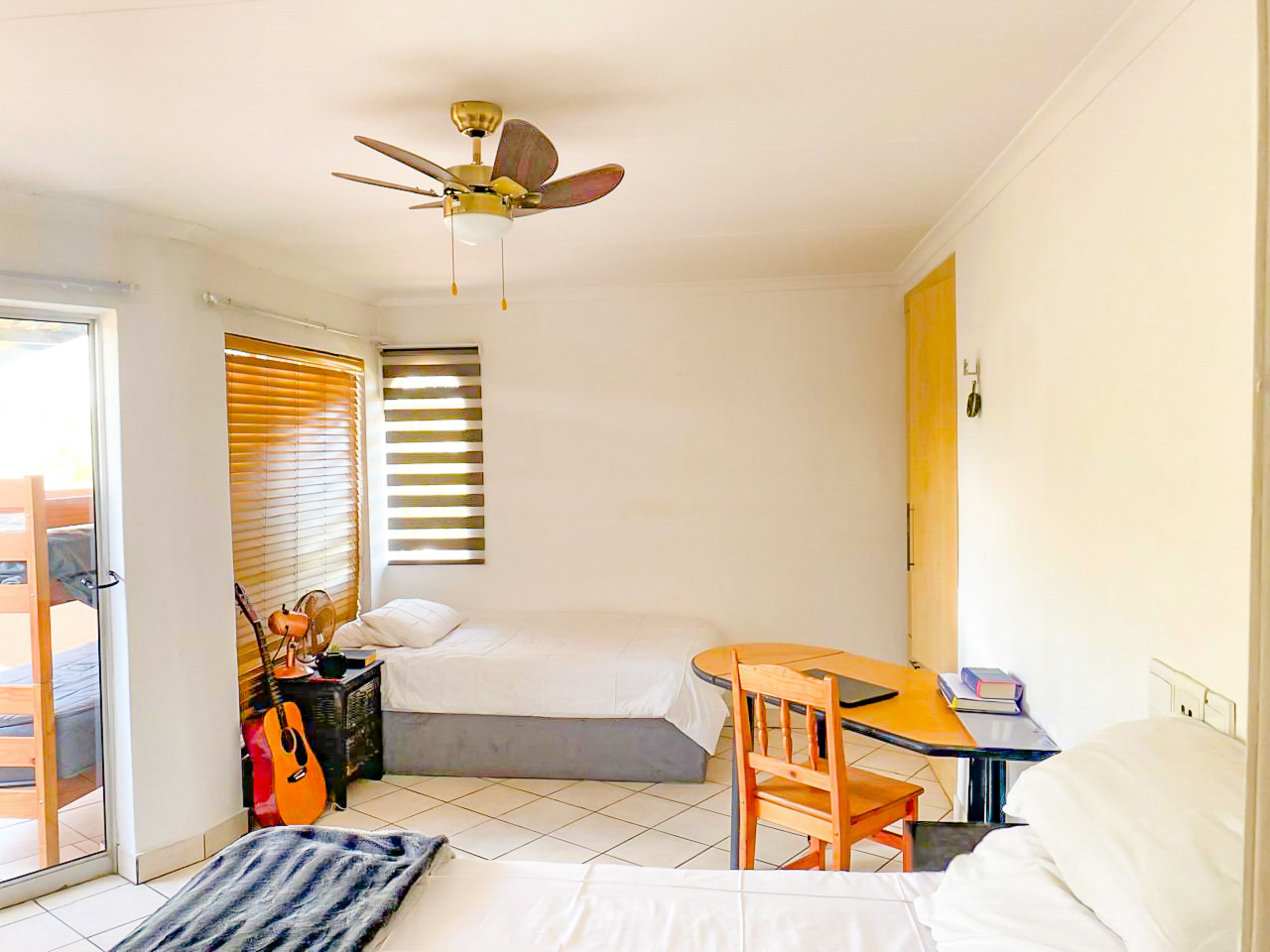 Interior bedroom at Living in Principle halfway house and sober living in Pretoria.