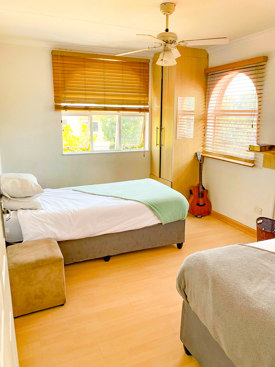 Interior bedroom at Living in Principle halfway house and sober living in Pretoria.