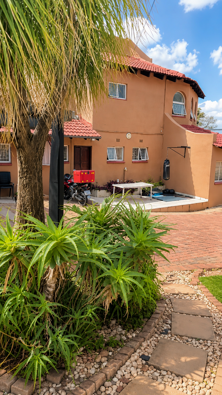 Exterior view of Living in Principle halfway house and sober living in Pretoria.